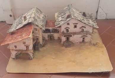 Plastico presepe Natale vintage