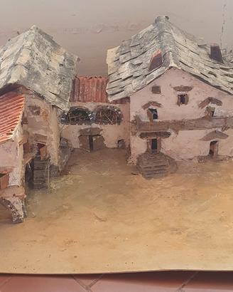 Plastico presepe Natale vintage