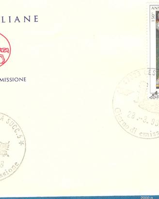 Buste primo giorno di emissione anno 1998