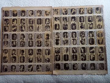 96 figurine pubblicitarie per fiammiferi del 1800.