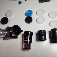 Oculari telescopio + zoom + barlow + diagonale