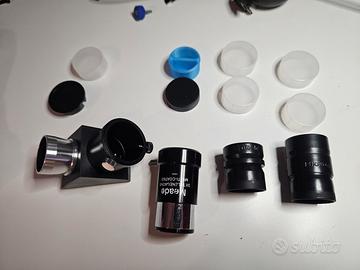 Oculari telescopio + zoom + barlow + diagonale