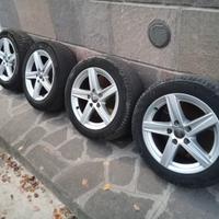 cerchi in lega e gomme 16" audi VW Seat Skoda 