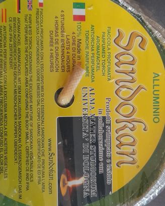     4  fiaccole  Sandokan  profumata