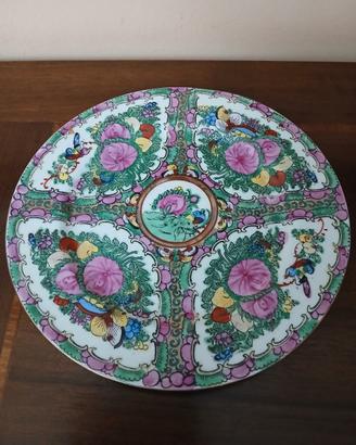 piatto decorativo Rose Canton ,made in Hong Kong