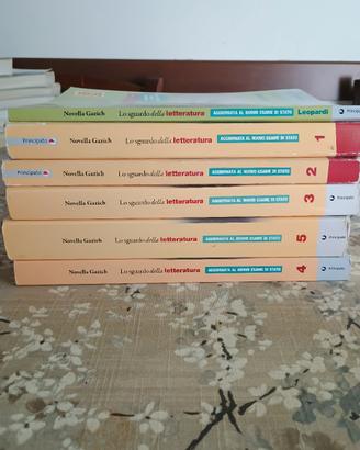 Lo sguardo della letteratura vol.1-6 e Leopardi i