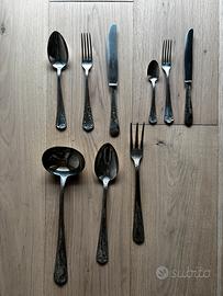 Servizio posate vintage  da 12  stile Barocco