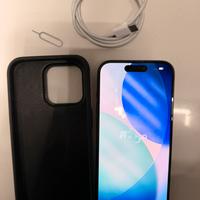 iPhone 15 Pro grafite 128GB Perfetto cover inclusa