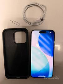 iPhone 15 Pro grafite 128GB Perfetto cover inclusa