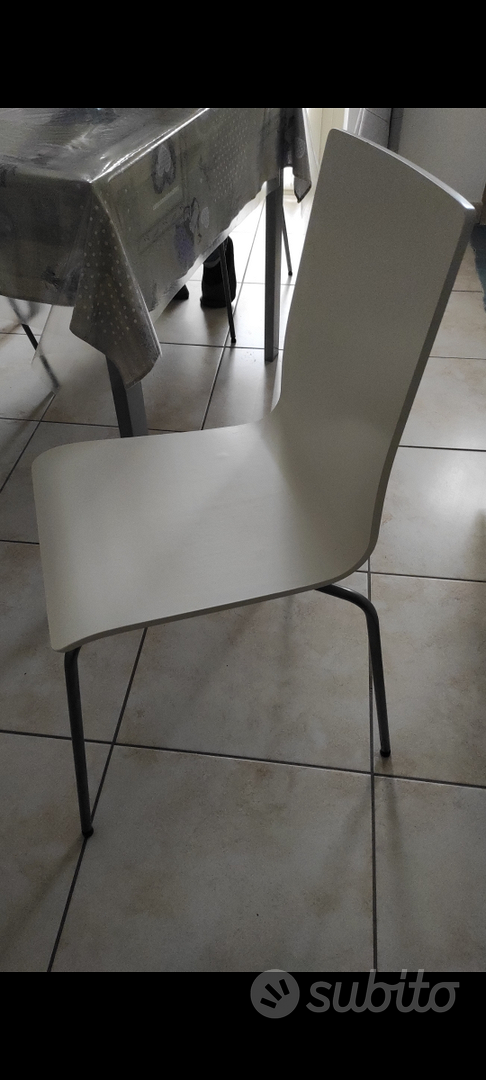 4 sedie Ikea bianche,mod Martin. Pagate 35 eur/cad - Arredamento e  Casalinghi In vendita a Torino