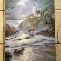 FARO SUL MARE (Patsee) - Poster su carta rigida