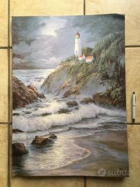 FARO SUL MARE (Patsee) - Poster su carta rigida