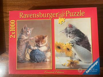 2 puzzle da 1000 px Gatti