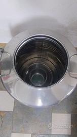 2 Fusti olio acciao inox 18/10 da 50 lt