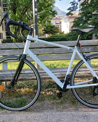 Bici da Corsa nuova "XL" + casco + borraccia