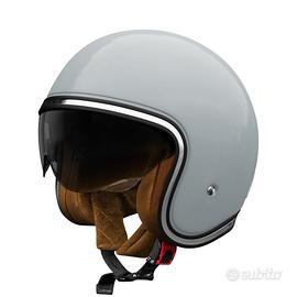 CASCO JET VINTAGE RETRO' MOTO CAFE' RACER CUSTOM S
