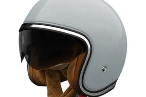 CASCO JET VINTAGE RETRO' MOTO CAFE' RACER CUSTOM S