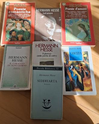 Lotto 7 libri Herman Hesse