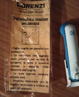 TAGLIAUNGHIE A ROTAZIONE PER BIMBI