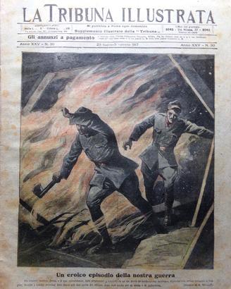La Tribuna Illustrata 29 Luglio 1917 WW1 Croce