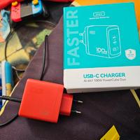 Caricatore 100w Iniu per smartphone pc
