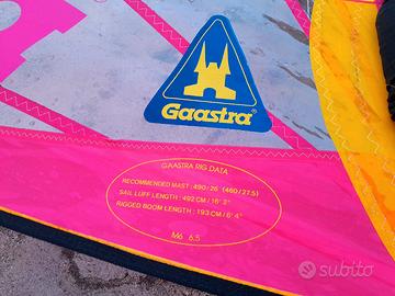Vela windsurf Gaastra M6 misura 6.5 + sacca
