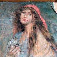 Dipinto su velluto Fiorentino 