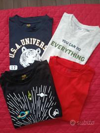 Magliette  bambino  maniche lunghe cm 128 anni 7-8