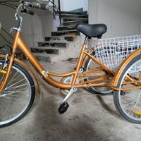 bicicletta tre ruote 26 pollici nuova