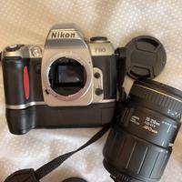 Nikon f80 +sigma70/210APO macro+winder