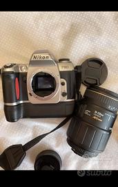 Nikon f80 +sigma70/210APO macro+winder