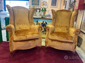 Coppia poltrone francesi appena restaurate