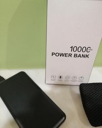 Power bank Capacità di10000 mAh custodia