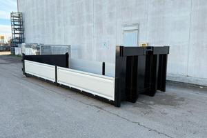 Pianale scarrabile con sponde in alluminio TR5 e p