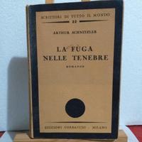 Schnitzler fuga nelle tenebre Corbaccio 1932 1ed