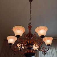 Lampadario in ottone