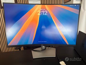 Monitor Dell S3221QS 32” curvo 4K UDU - HDMI/Disp