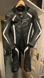 Tuta moto intera in pelle spyke tg 50