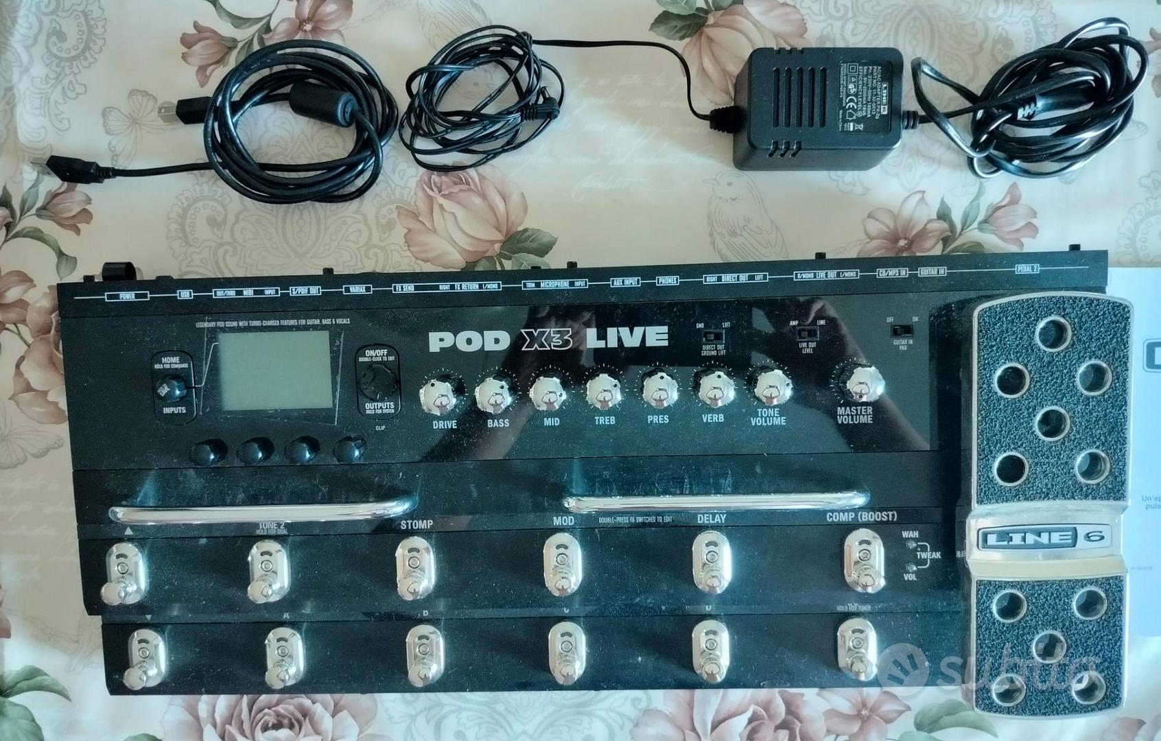 Line6 POD® X3 Live | Multieffetto per chitarra - Strumenti Musicali In  vendita a Salerno