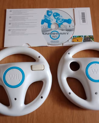 Mario Kart + 2 Volanti originali  Nintendo Wii