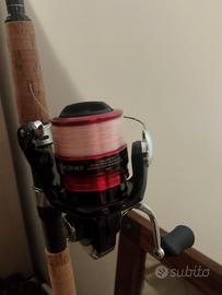 canna Daiwa con mulinello Shimano
