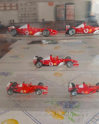 5 automodellini Ferrari 1:43