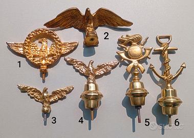 Puntali sezioni d'arma per Labari / Bandiere