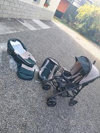 passeggino trio inglesina verdone 