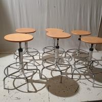 sgabello professionale design industriale vintage 