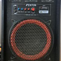 Coppia casse amplificate Fenton 800W 12" – Karaoke
