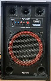 Coppia casse amplificate Fenton 800W 12" – Karaoke