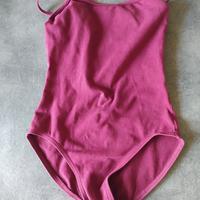 Body danza rosso scuro taglia S 