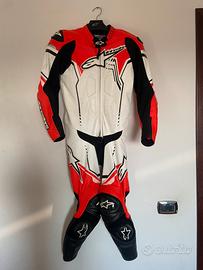 Tuta in pelle Alpinestars gp plus v2