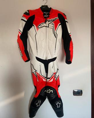 Tuta in pelle Alpinestars gp plus v2